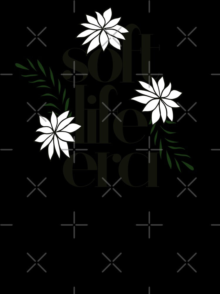 Soft Life Era Botanical Design – Minimalist Self Care Aesthetic by Calm and Antsy