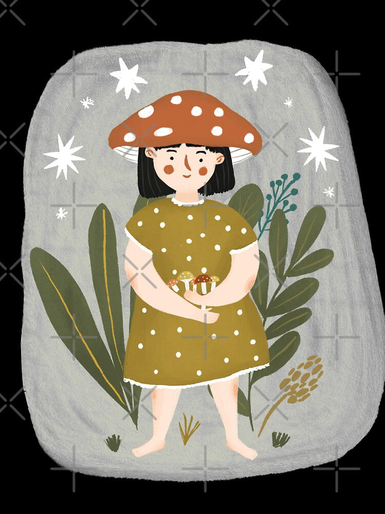 Mushroom girls, by Inadesignstore