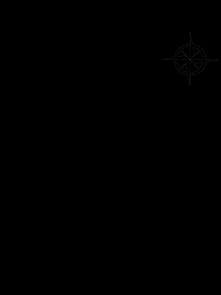 Compass Pocket Patch T-Shirt for Men and Women by AllStarMerch