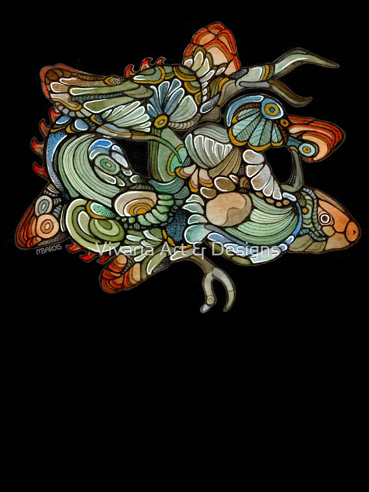 Abstract dragon by Eelmaiden