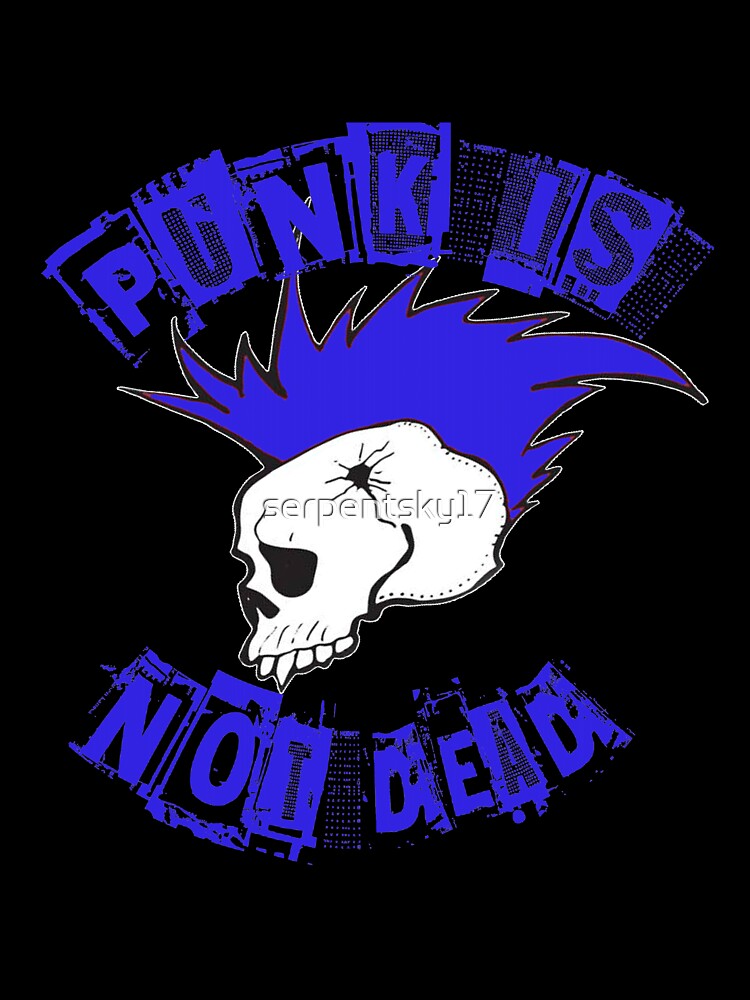 Punk Is Not Dead Skull by SerpentSkyArts