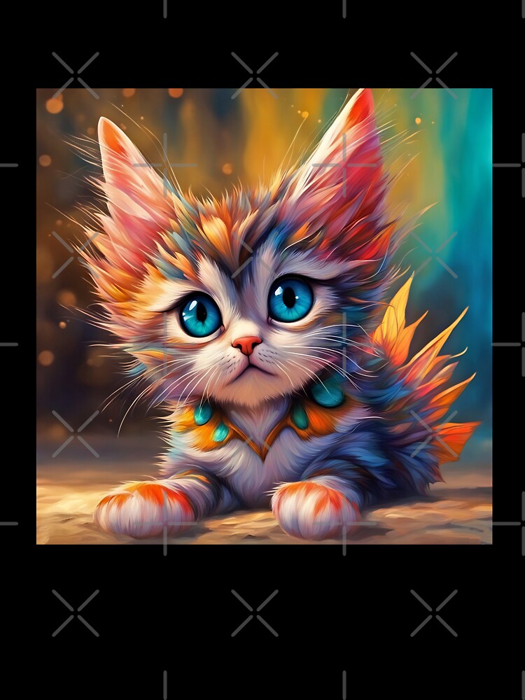 Whimsical Fairy Kitten No. 003 by FaerieFusion