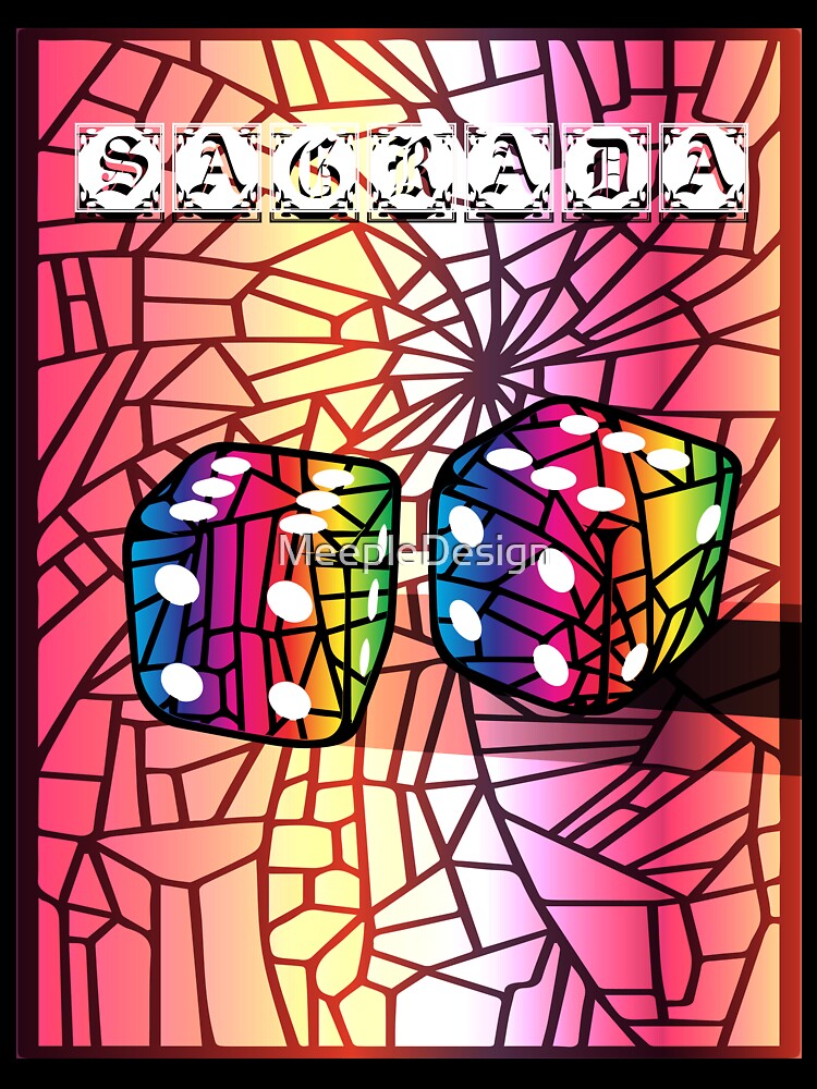 Sagrada - Board Games Design - Movie Poster Style - Board Game Art by MeepleDesign