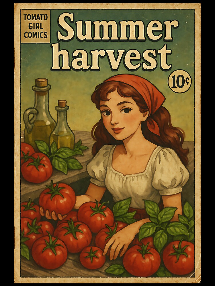 Tomato Girl: Summer Harvest by bapupa