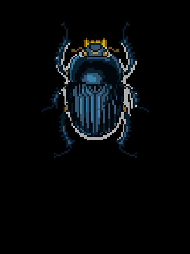 Pixel art beetle nº 010 by Kanistamps