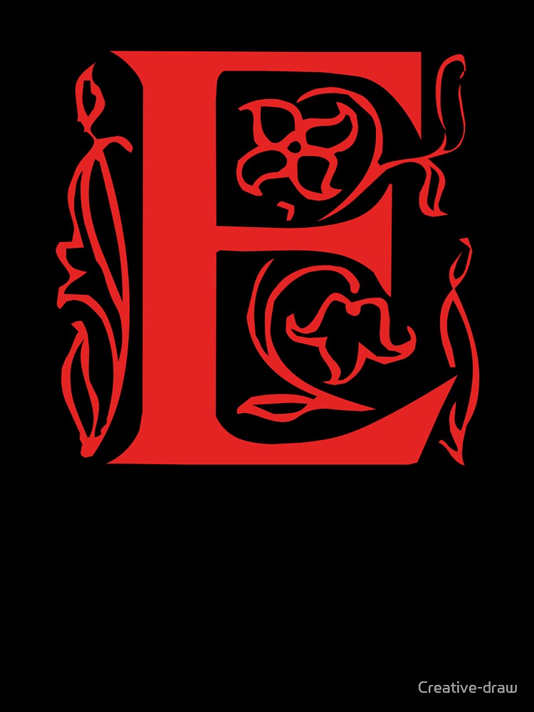 Initial monogram E by Creative-draw