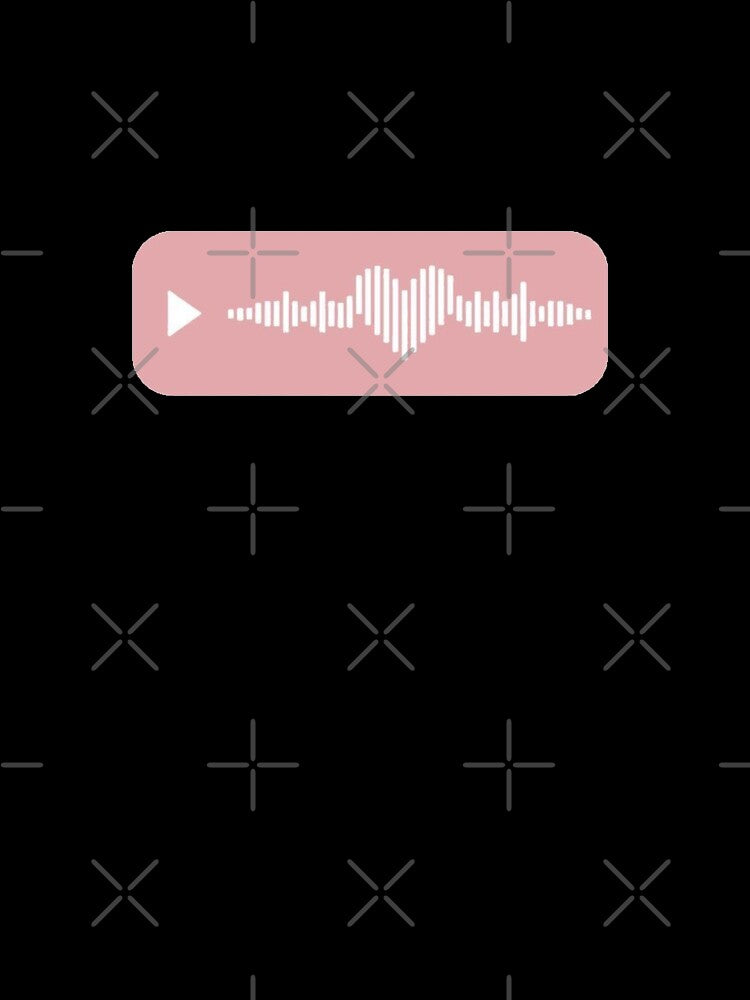 white pink heart shape music by inainart