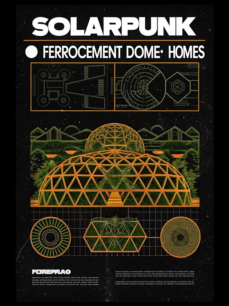 Solarpunk: Ferrocement Dome Homes by Raw-Ink