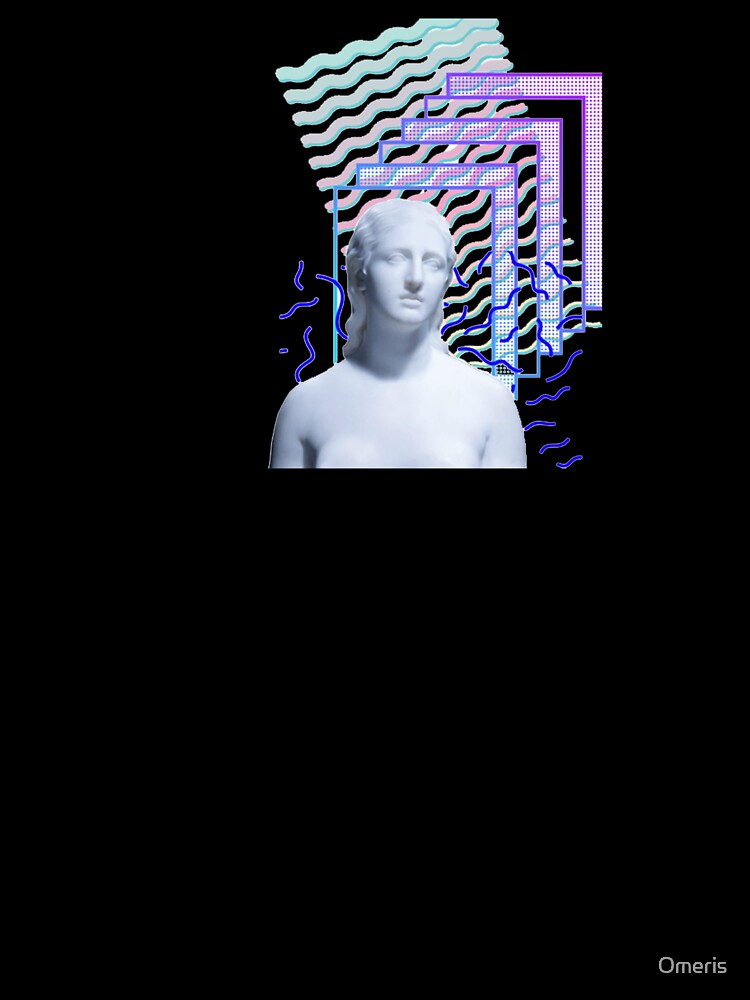 vaporwave art statue by Omeris
