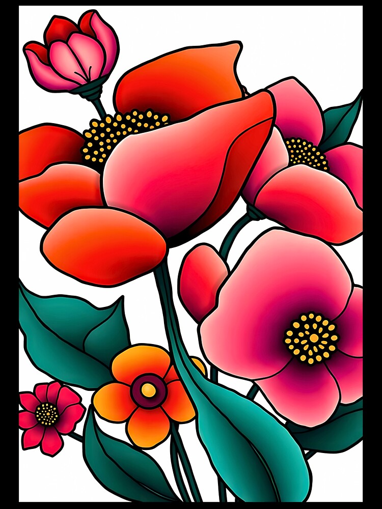 Floral Tattoo Art by irynaartbyim