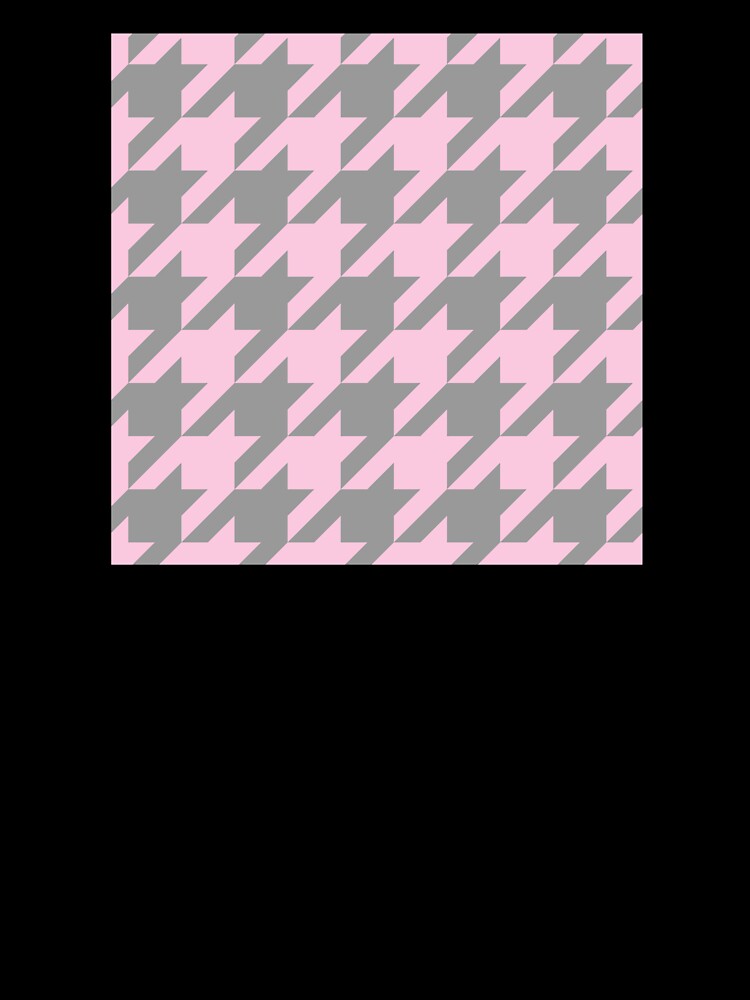 Blush Houndstooth by curtjankadesign