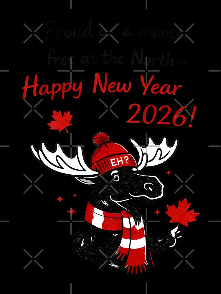 Canadian New Year Moose by HowToCanadian
