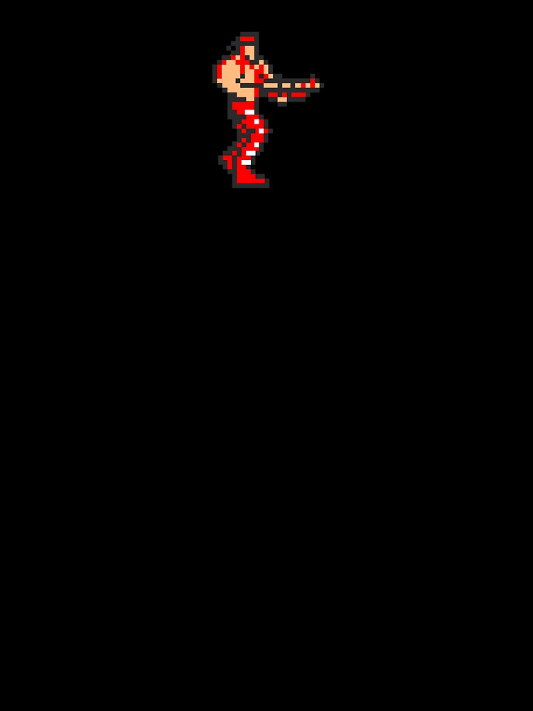 Lance Bean Sprite from Contra by luckypapa