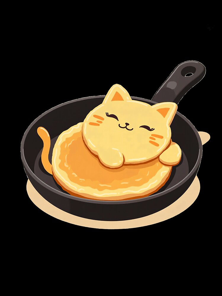 Pancake cat by Inklivion