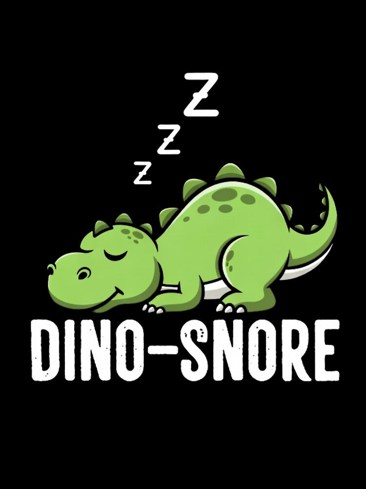 Dino Snore Cute Sleeping Dinosaur - Funny Pajamas Kids & Dad by haitrieuic96
