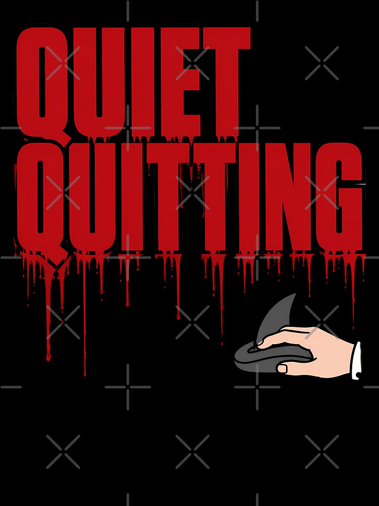 Quiet Quitting Shark Mouse Office Horror Parody by chattsuede
