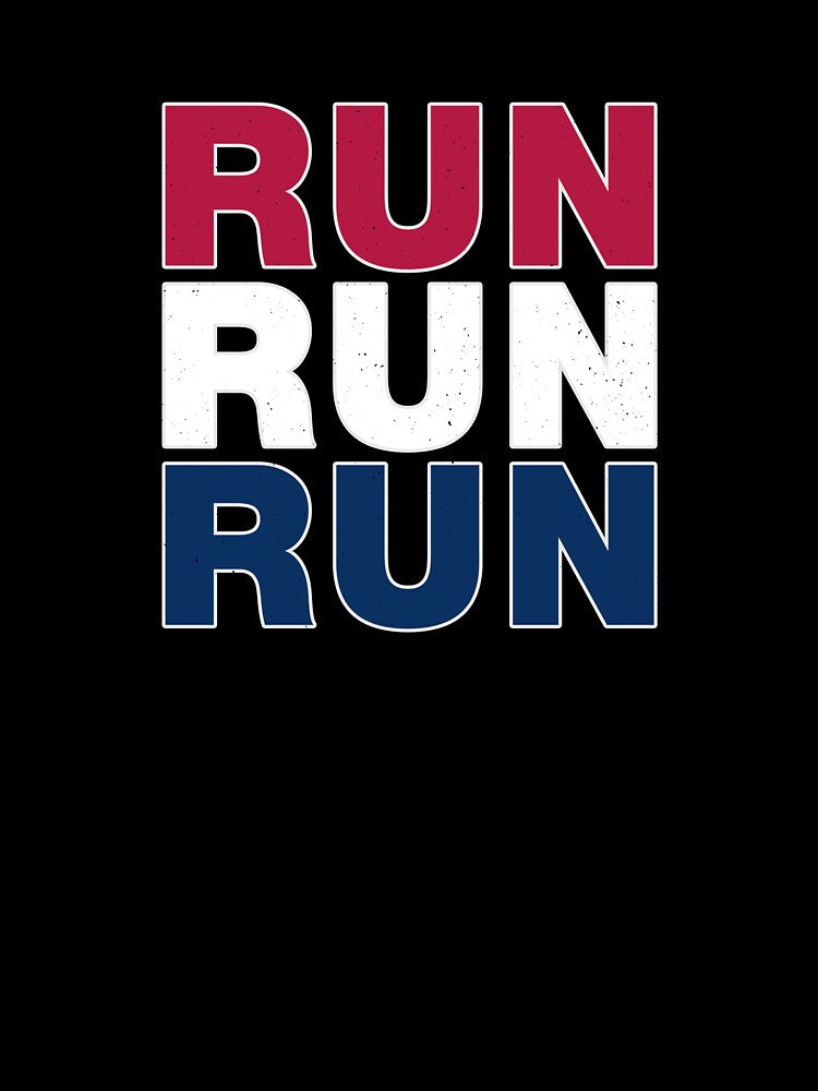 RUN-RUN-RUN - A Patriotic Runners Design by Mindful-Designs