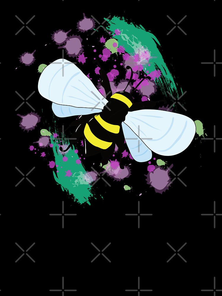 Watercolour Bumblebee by MenagerieMayhem