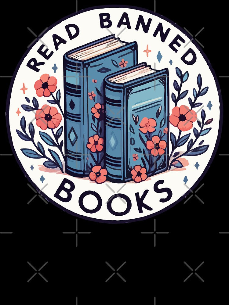 Read Banned Books Flowers by TomFrontierArt