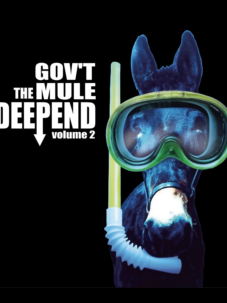 Gov't Mule-The Deep End  Comfortable Short Sleeve T-Shirts Black by CrollechJanokn