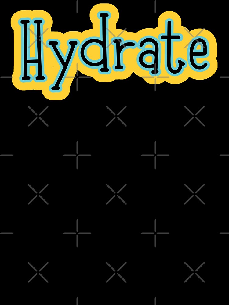 Emotional Support Water Bottle- Hydrate by BronikowskiART