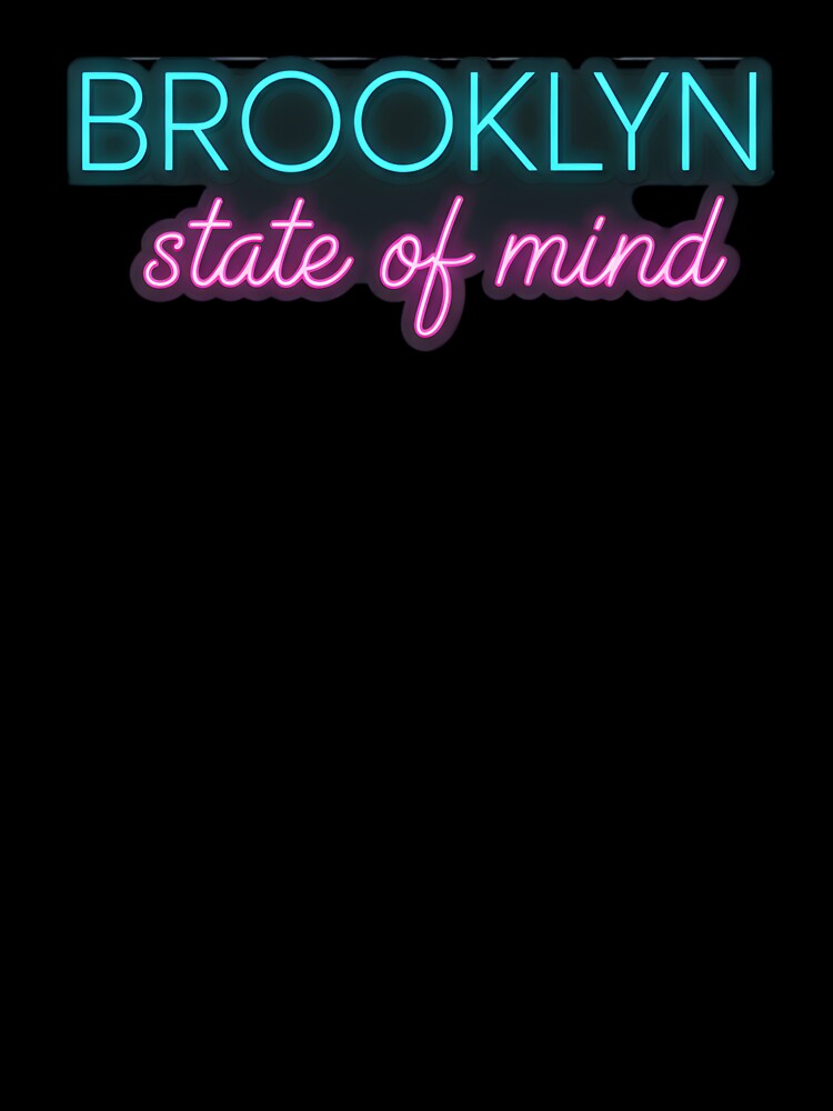 Brooklyn Neon State of Mind Retro Neon Sign T-Shirt by KoKo Tees