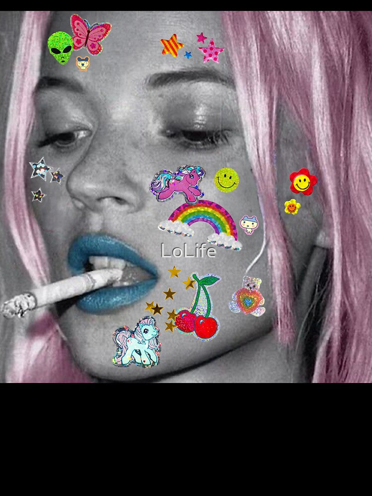 Glitter Grunge y2k Pop Sticker Edit by LoLife