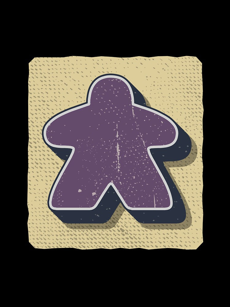 Vintage Retro Board Game Meeple by BeamGeeks