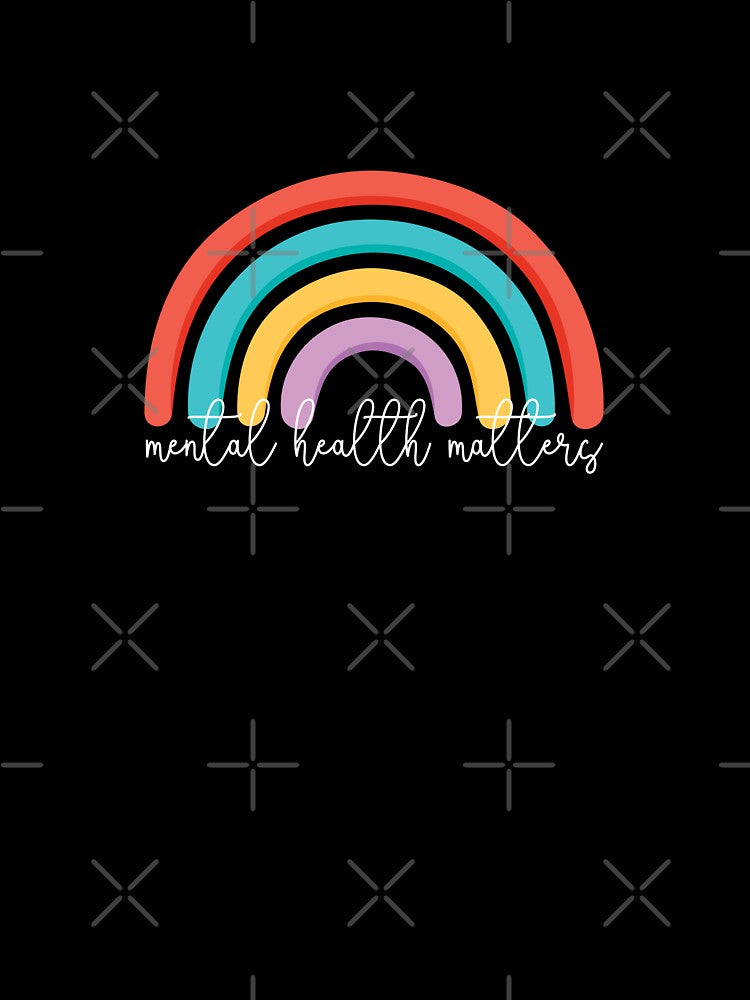 Mental health matters rainbow by Mindy Bubble
