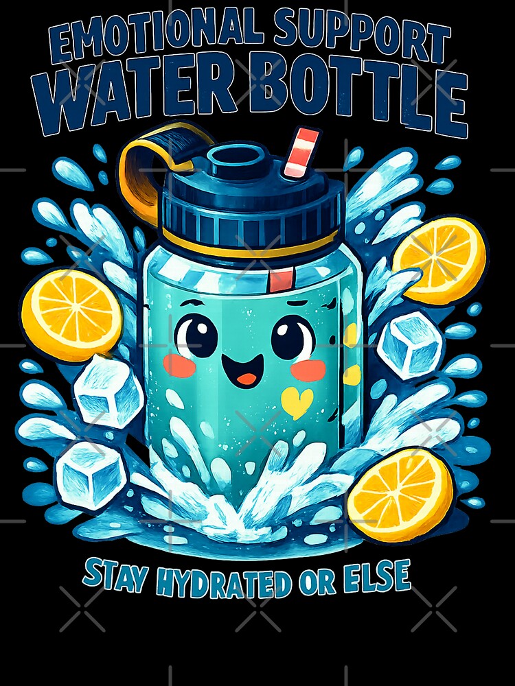 Emotional Support Water Bottle by VaultInk