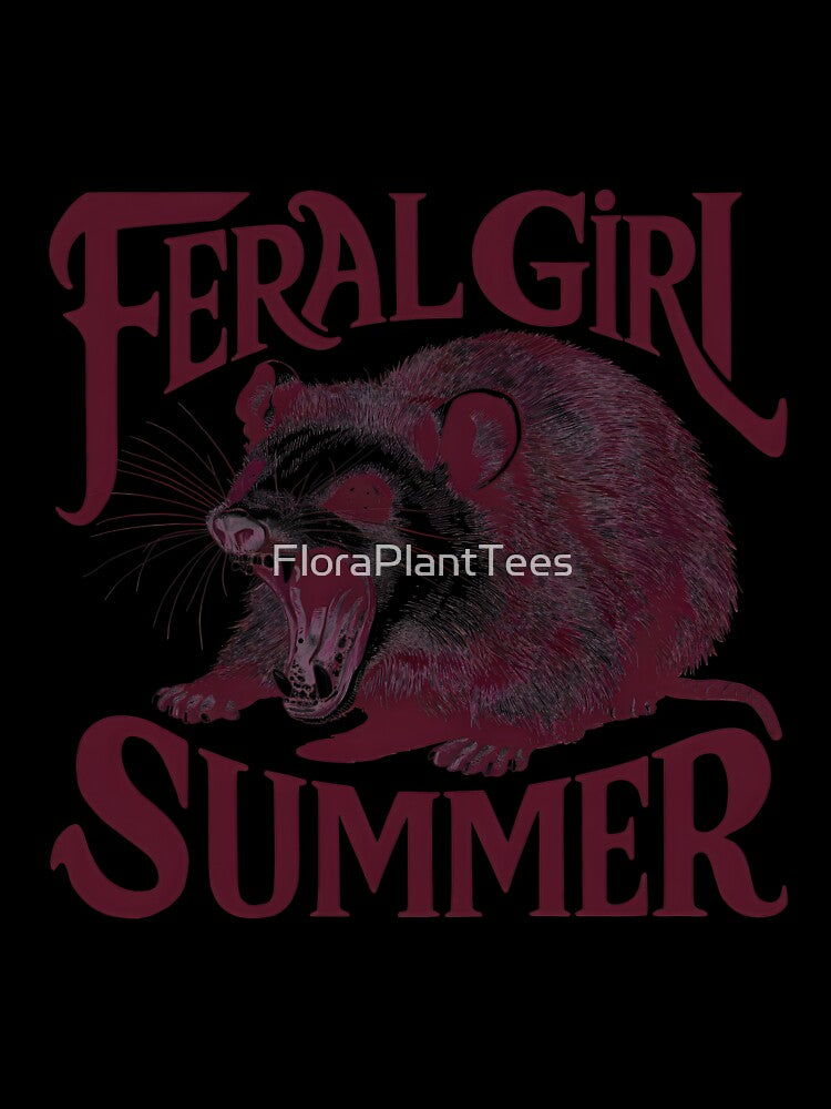 Feral Girl Summer by FloraPlantTees