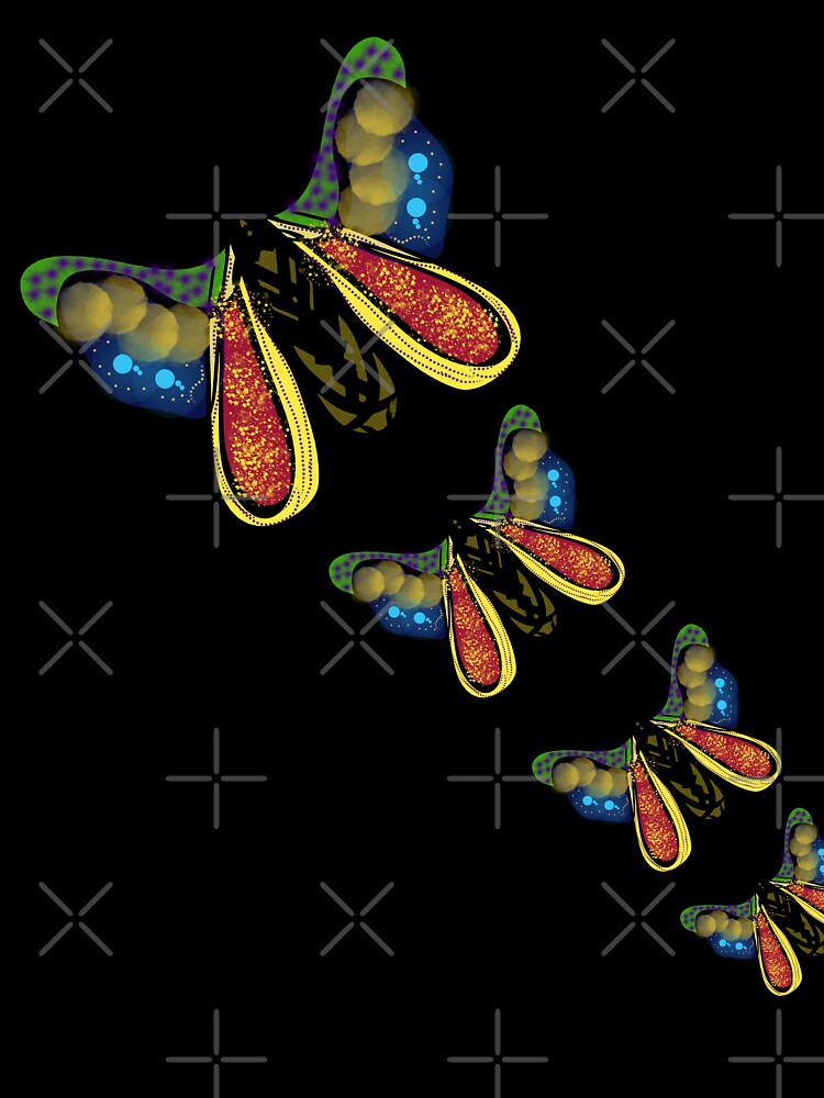 Boho Butterfly Flight | Whimsical Nature Illustration by HopeAndHustle