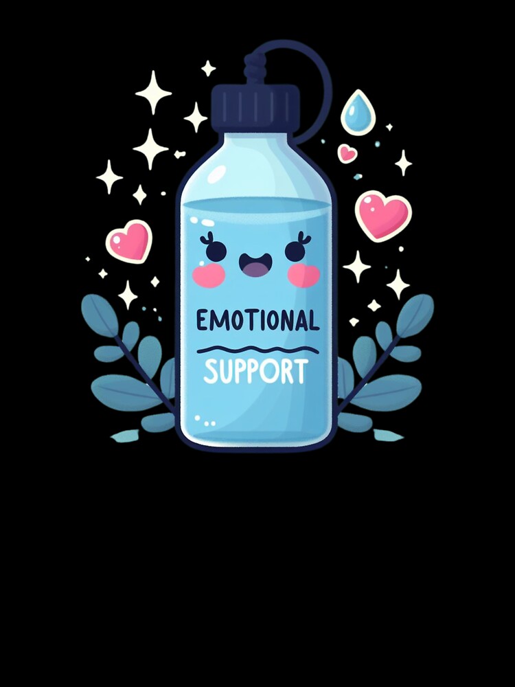 Emotional Support Water Bottle by CatherineLievre
