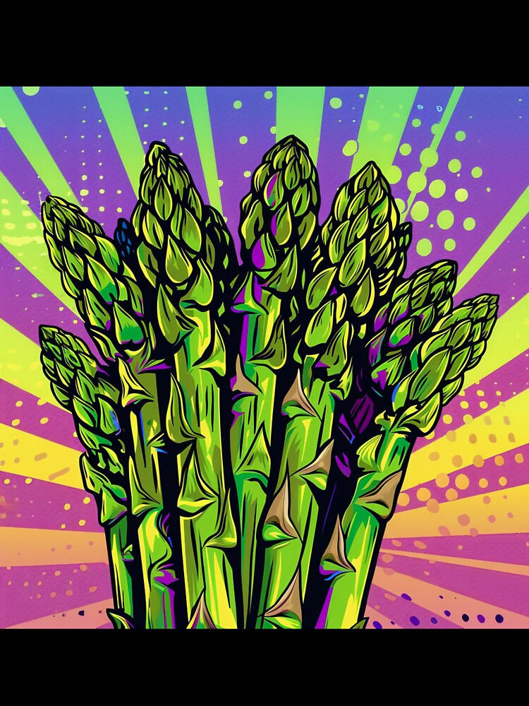 Asparagus Pop Art 2 by AstroRisq