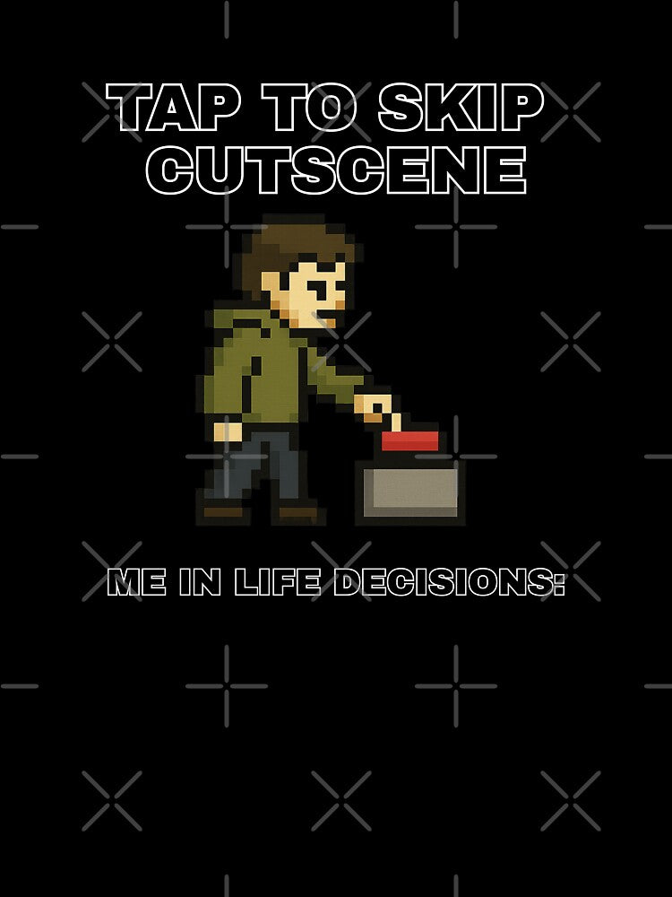 Tap to Skip Cutscene Pixel Art Meme by Loot Locker