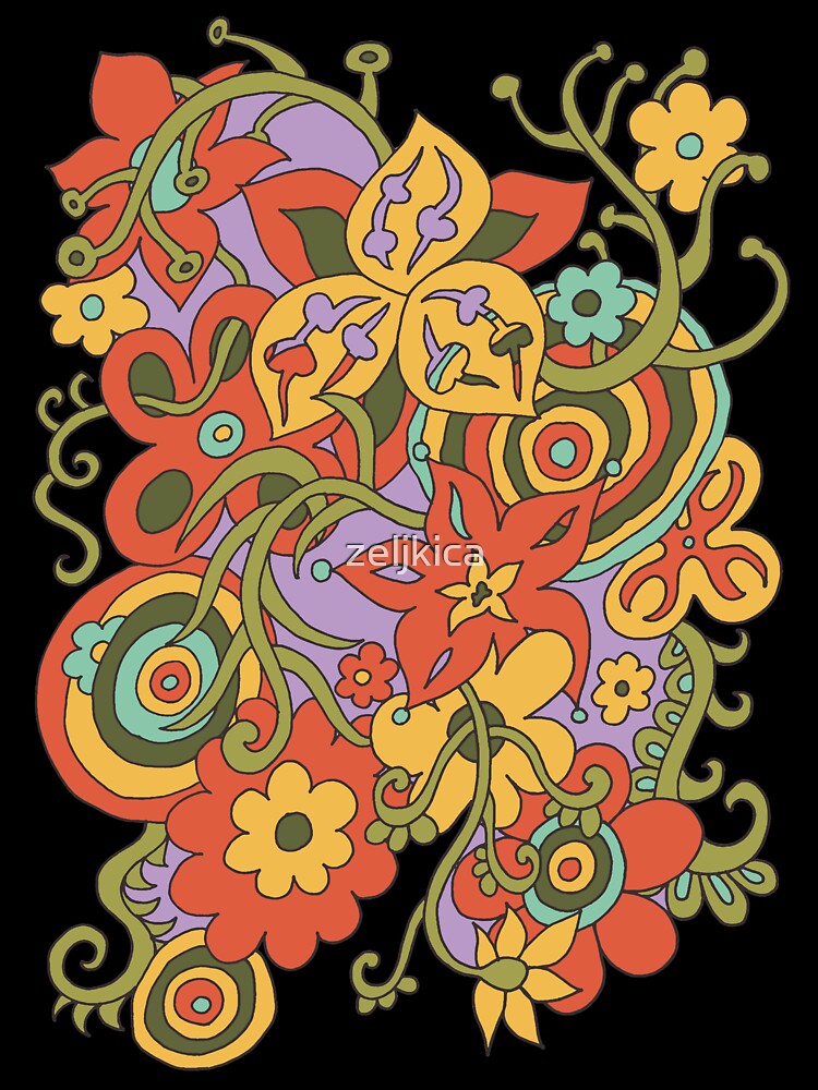 70s Retro Nights ~ Orange by zeljkica