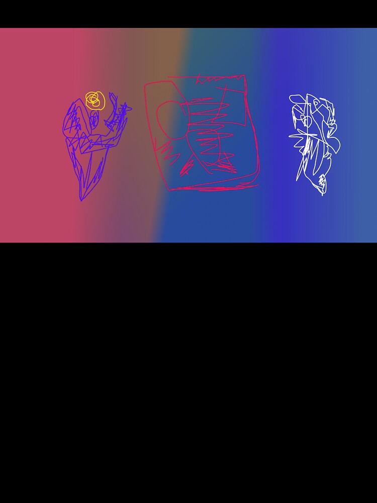 Art Potpourri  Minimalist Primitive Abstract Digital Drawing by masabo