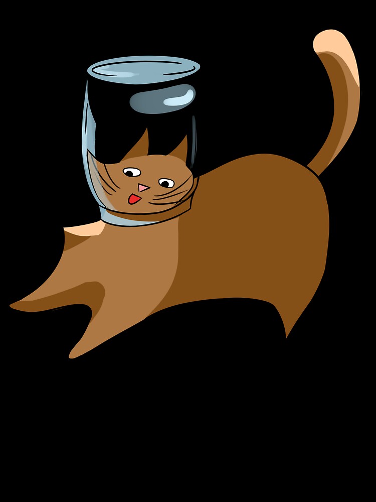 Head Empty, Jar Full Cat by ShkarpetkaArt