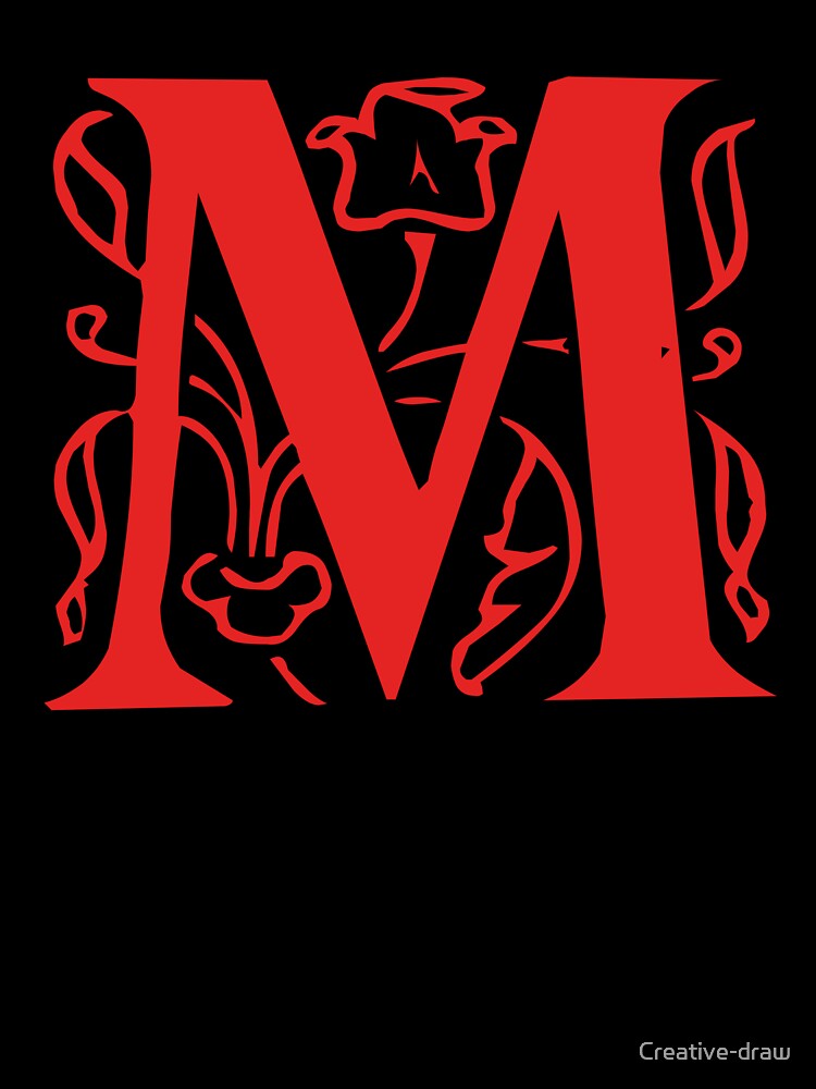 Initial monogram M by Creative-draw