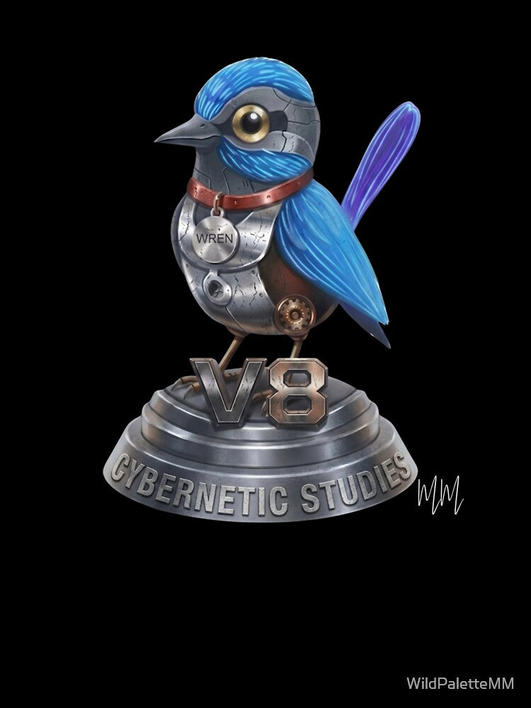 V8 Blue Wren: Cybernetic Studies by WildPaletteMM