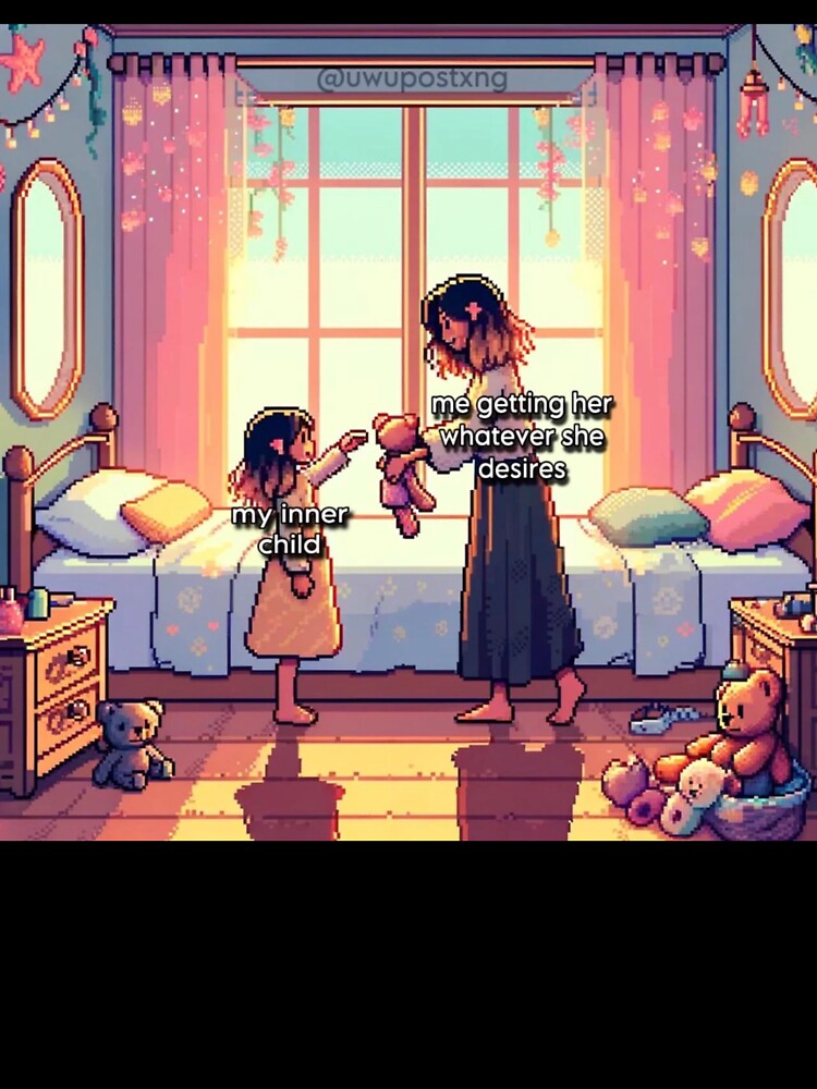 Healing My Inner Child – Wholesome Cozy Pixel Art by EchoWave11