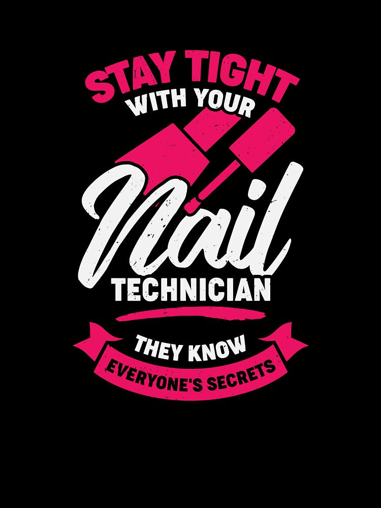 Funny Nail Salon Tech Technician Gift by Marcid95