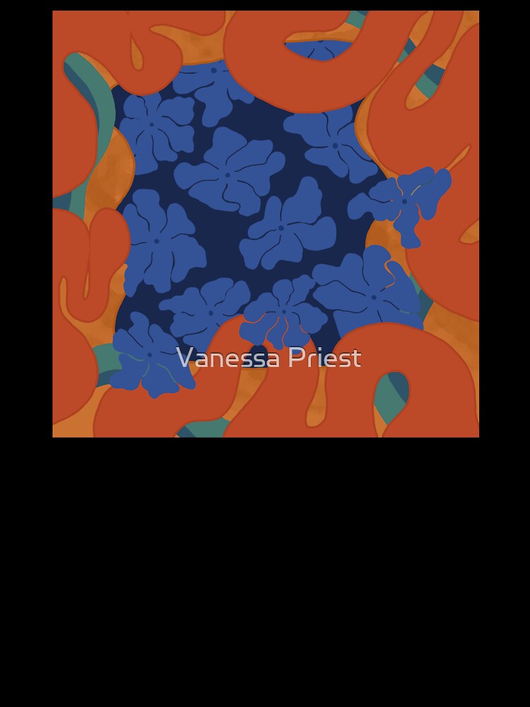 Wavy Flowers - Groovy Gal by Vanessa Priest