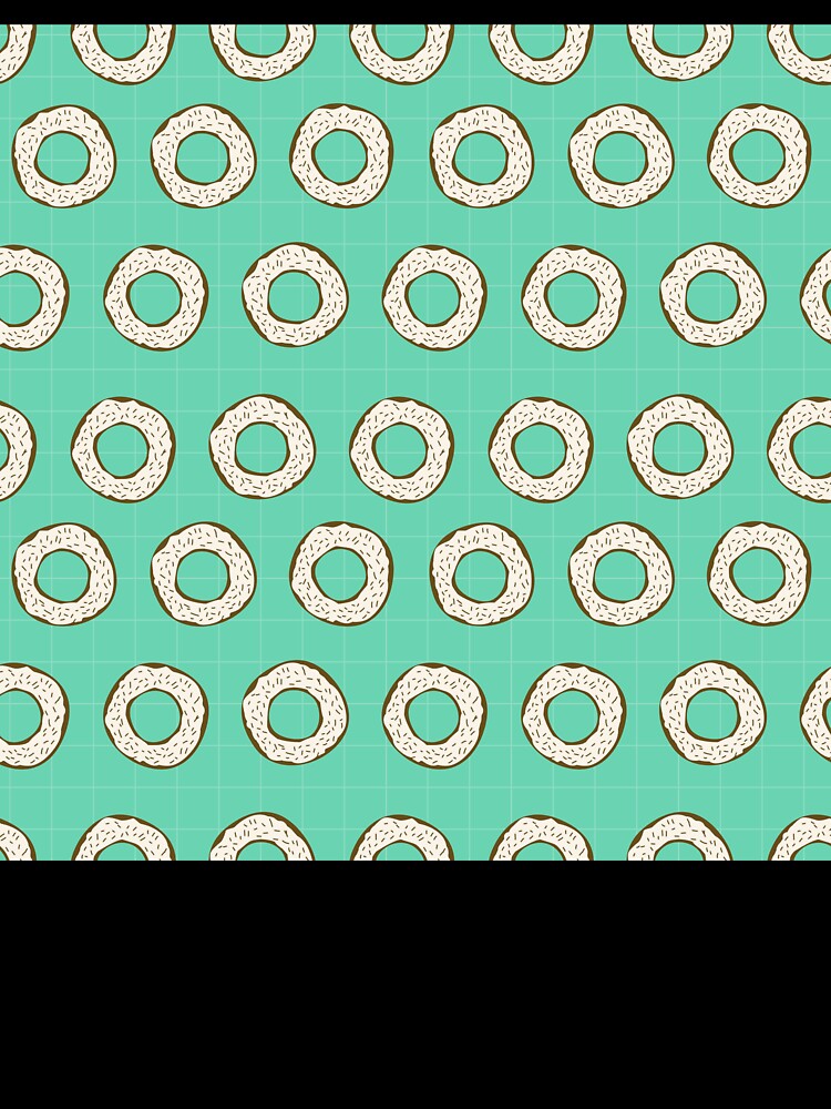 Bagel Pattern Design for Tote Bags by FestivityFinds