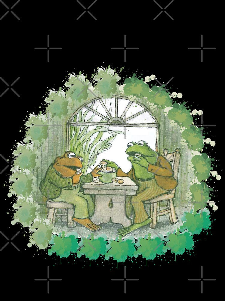 Frog and toad on table by WhyNotStore
