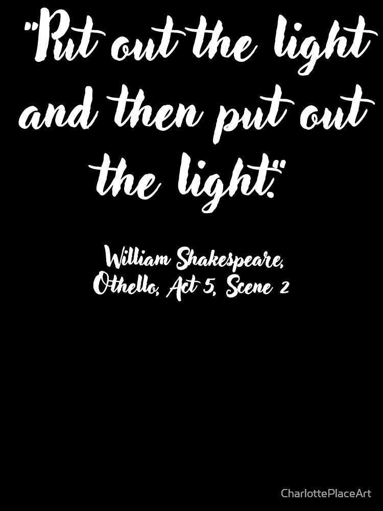 Shakespeare Quote by CharlottePlaceArt