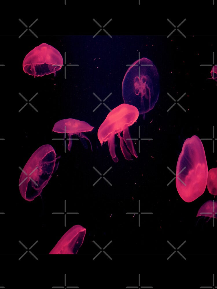Jellyfish deep ocean - pink by oxoxoxo