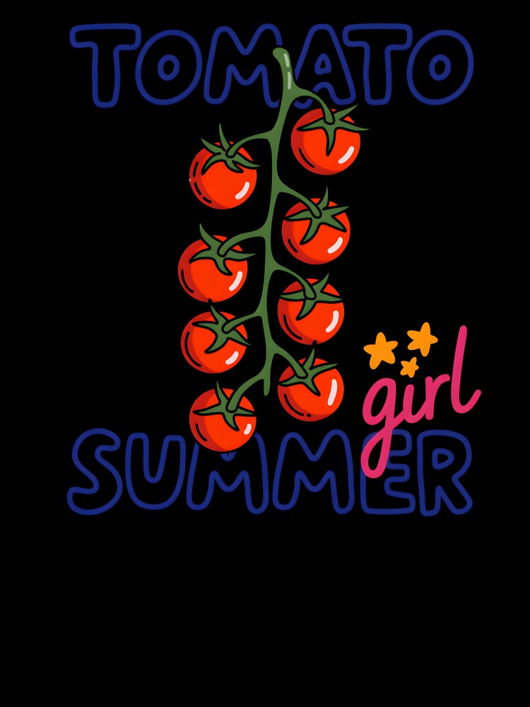 Tomato Summer Girl – Cute Tomato Vine Aesthetic Design by Snifferius