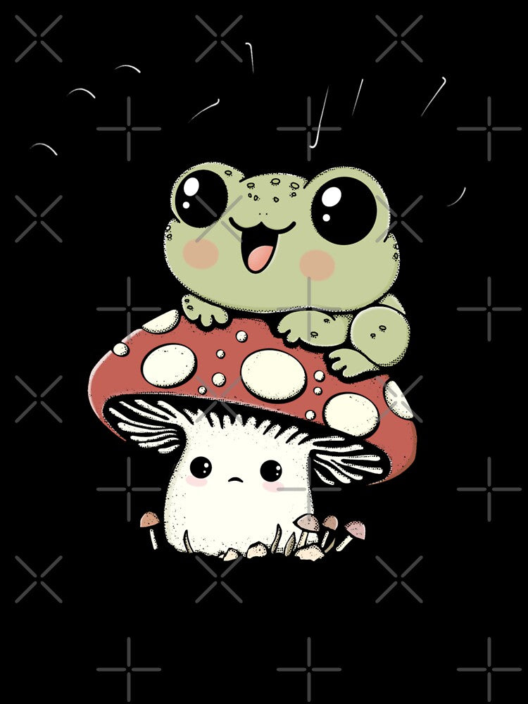 Screaming On The Inside Cute Frog by Lorena Tiana