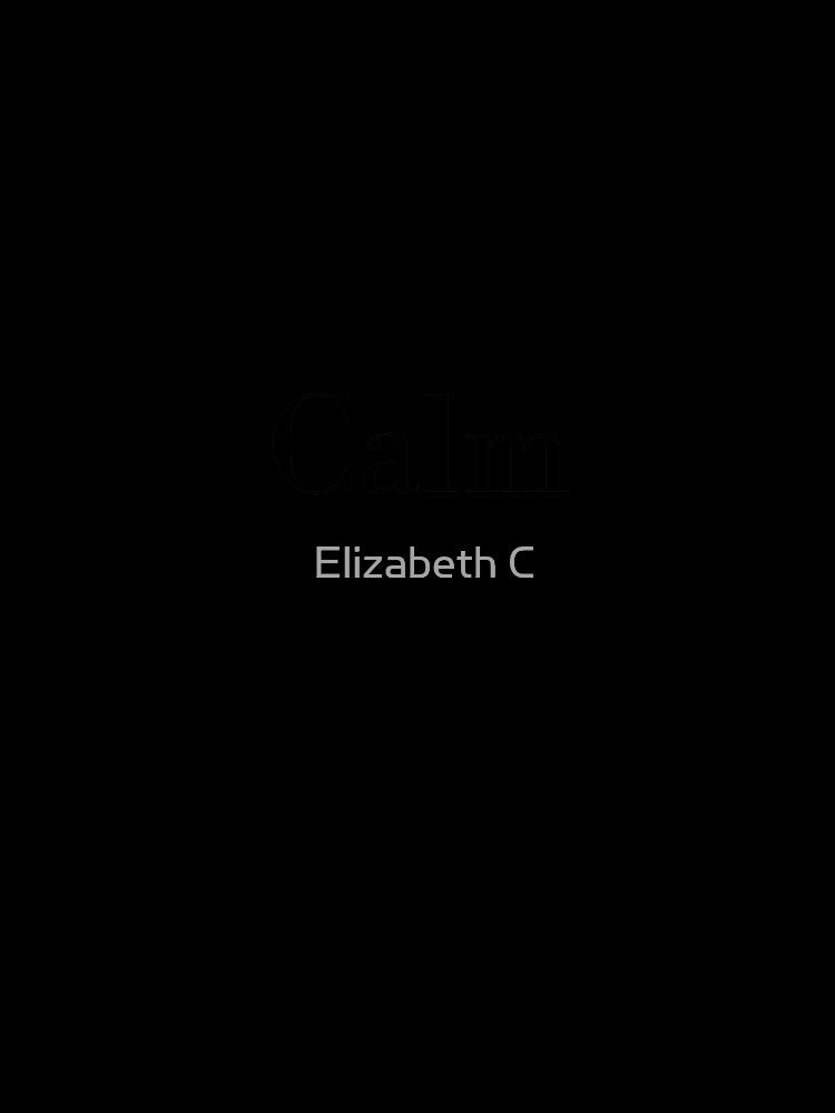 Minimalist aesthetic design Calm by ElizabethCoelho